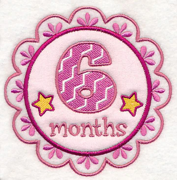 Medallion - 6 Months (Applique) - Image 4