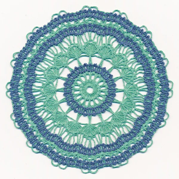 Medallion Doily (Battenburg Lace) - Image 3