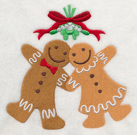 Meet Me Under the Mistletoe - Gingerbread Man & Woman - Image 4