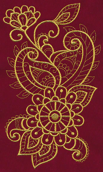 Mehndi Brilliance (Goldwork) - Image 3