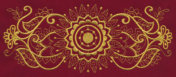 Mehndi Grandeur (Goldwork) - Image 3