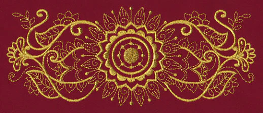 Mehndi Grandeur (Goldwork) - Image 4