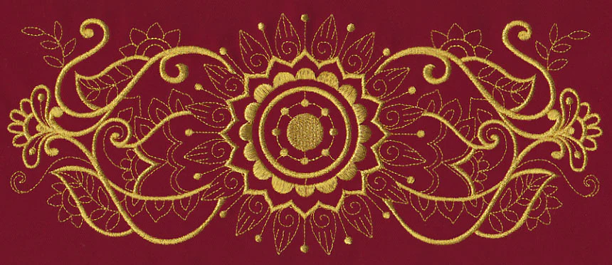 Mehndi Grandeur (Goldwork) - Image 6