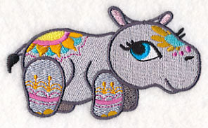 Mehndi Jungle Hippo - Image 3