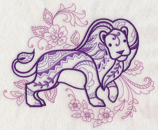 Mehndi Lion