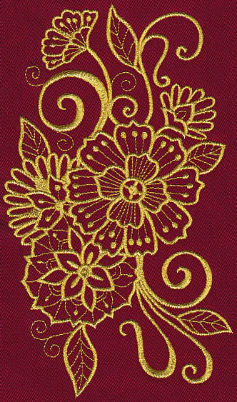 Mehndi Majesty (Goldwork) - Image 3
