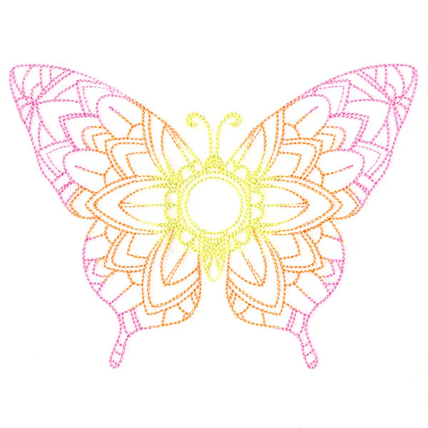 Mehndi Mandala Butterfly 1 - Image 4