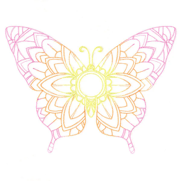 Mehndi Mandala Butterfly 1 - Image 5
