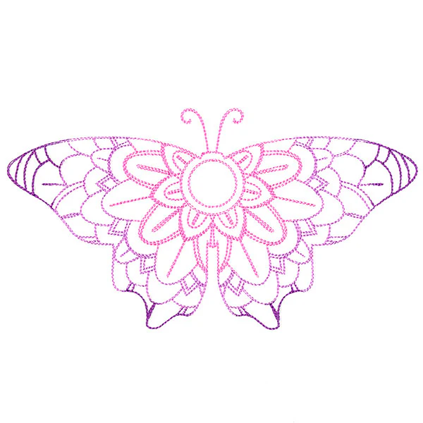 Mehndi Mandala Butterfly 2 - Image 3