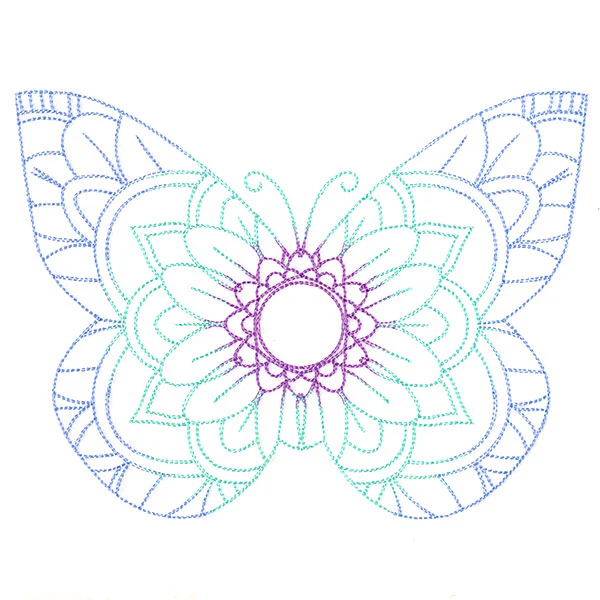 Mehndi Mandala Butterfly 3 - Image 2