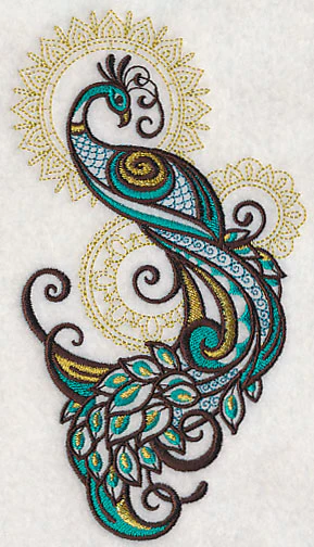 Mehndi Peacock Spray - Image 7