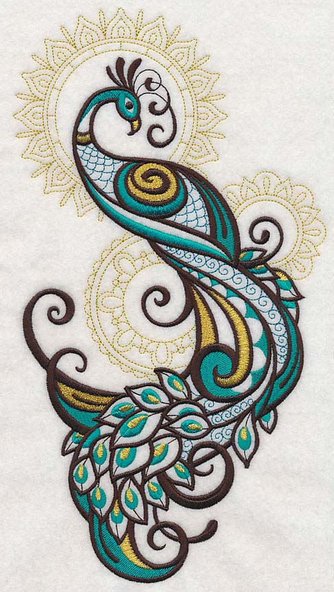 Mehndi Peacock Spray - Image 8