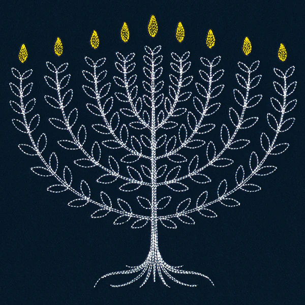 Menorah in Botanicals - Image 2