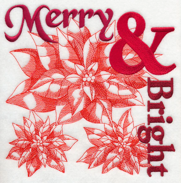 Merry and Bright Christmas Square - Image 6