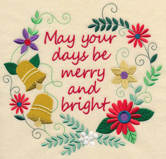 Merry and Bright Christmas Wreath - Image 6