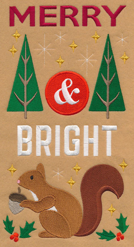 Merry and Bright with Squirrel - Image 2