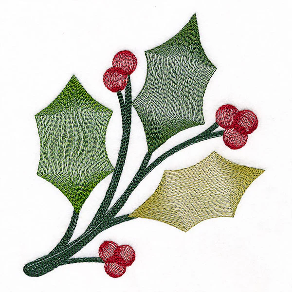 Merry and Sheer Christmas Holly Accent - Image 5
