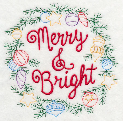 Merry & Bright Wreath - Image 2