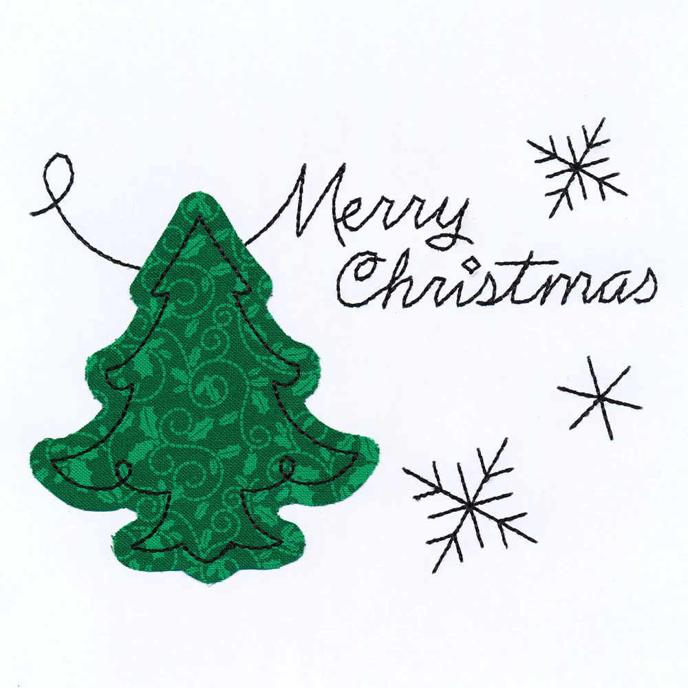 Merry Christmas (Cardstock Applique) - Image 2