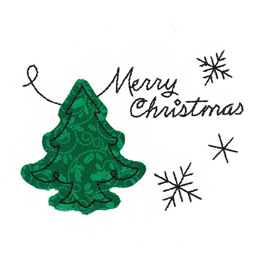 Merry Christmas (Cardstock Applique) - Image 3