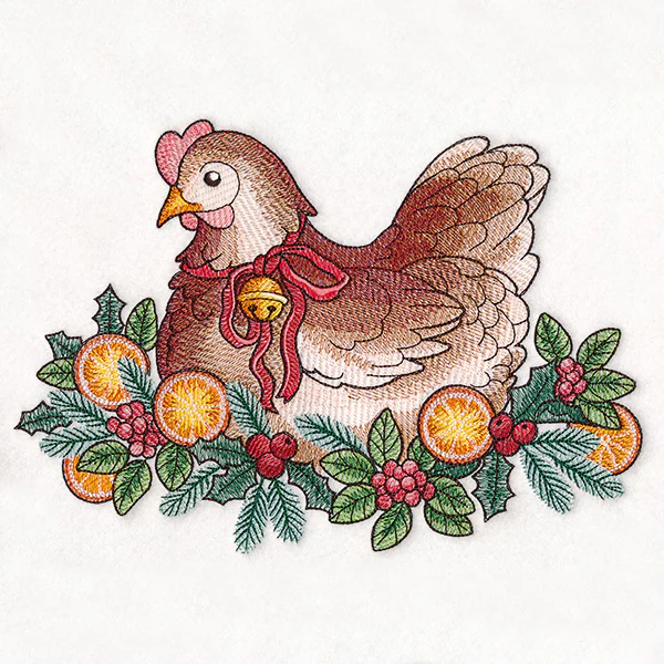 Merry Christmas Chicken Nest