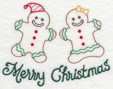 Merry Christmas Gingerbread (Vintage) - Image 3