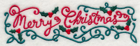 Merry Christmas Holly Border - Image 4