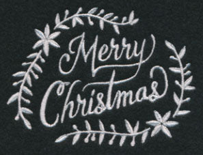 Merry Christmas Laurel (Whitework) - Image 4