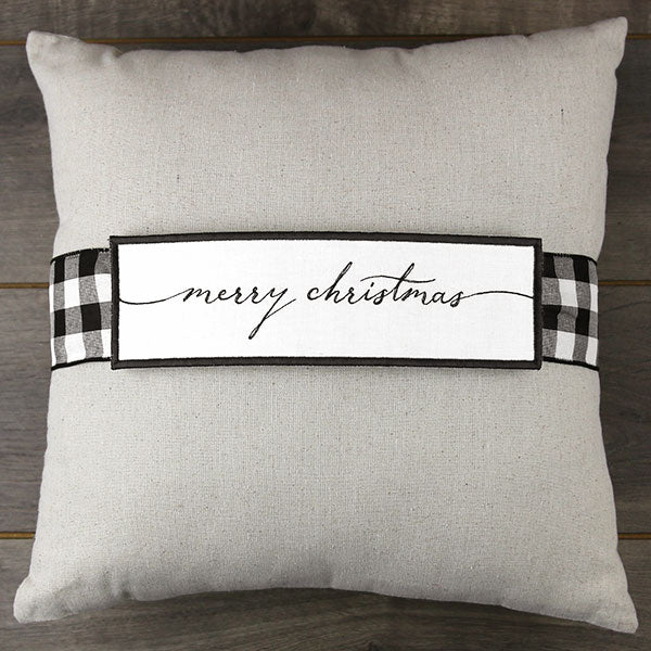 Merry Christmas Pillow Wrap (In-the-Hoop) - Image 3