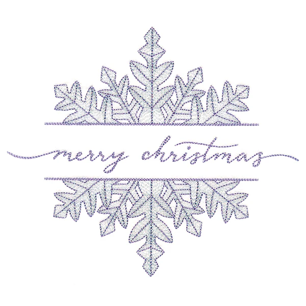 Merry Christmas Snowflake