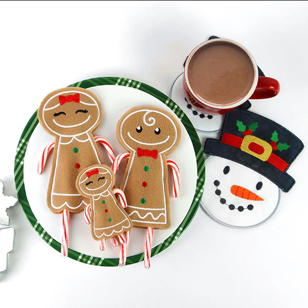 Merry Christmas Snowman Trivet (In-the-Hoop) - Image 4