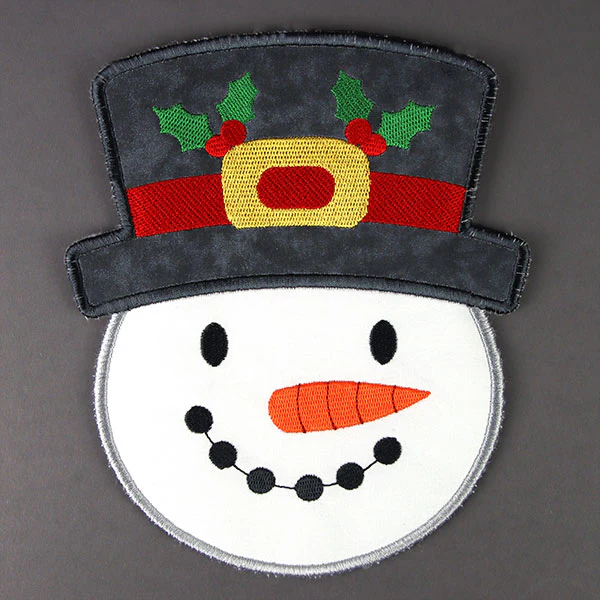 Merry Christmas Snowman Trivet (In-the-Hoop) - Image 7