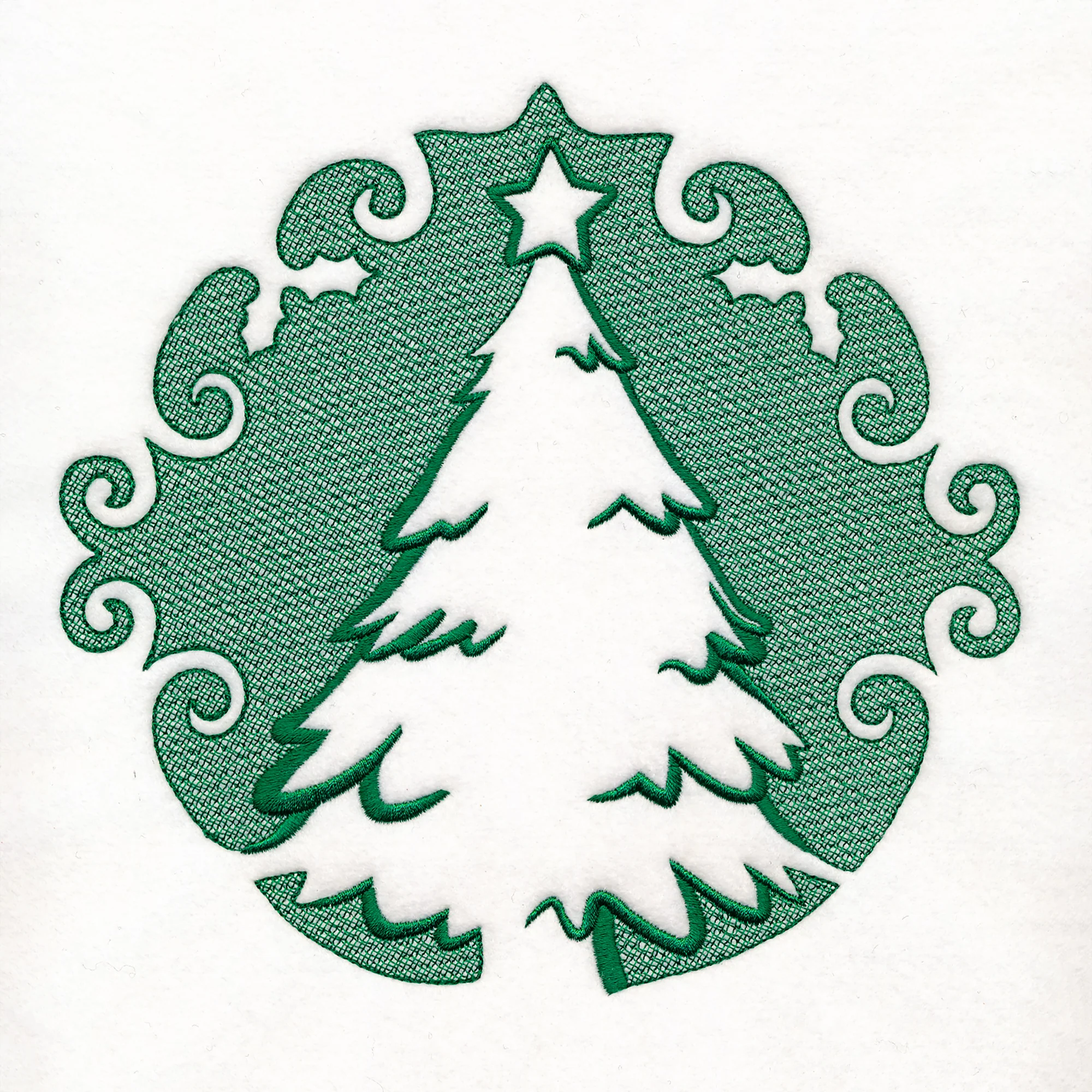 Merry Christmas Tree (Embossed) - Image 2