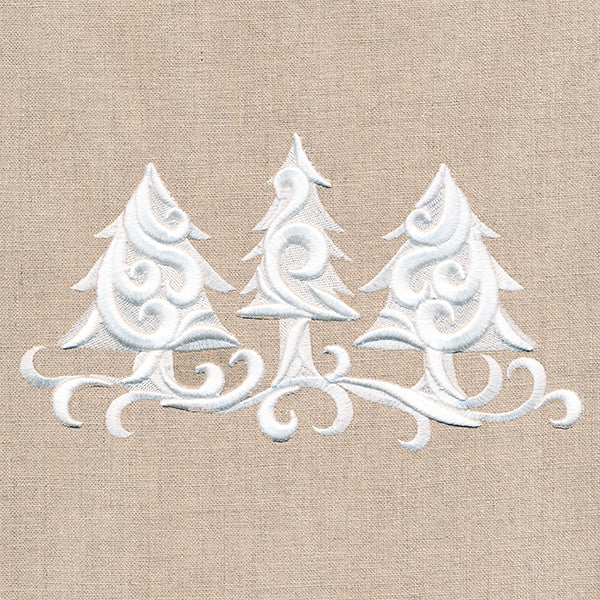 Merry Christmas Trees Border (Puff Foam) - Image 3