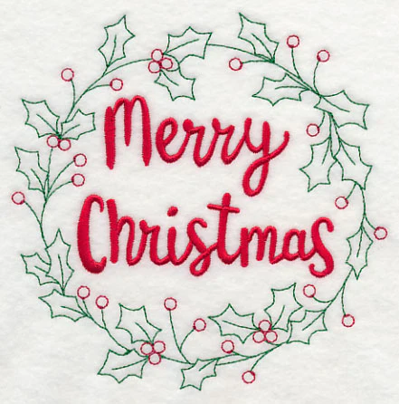 Merry Christmas Wreath - Image 3