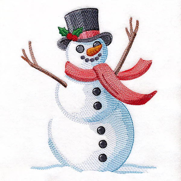 Merry for Christmas Snowman - Image 2