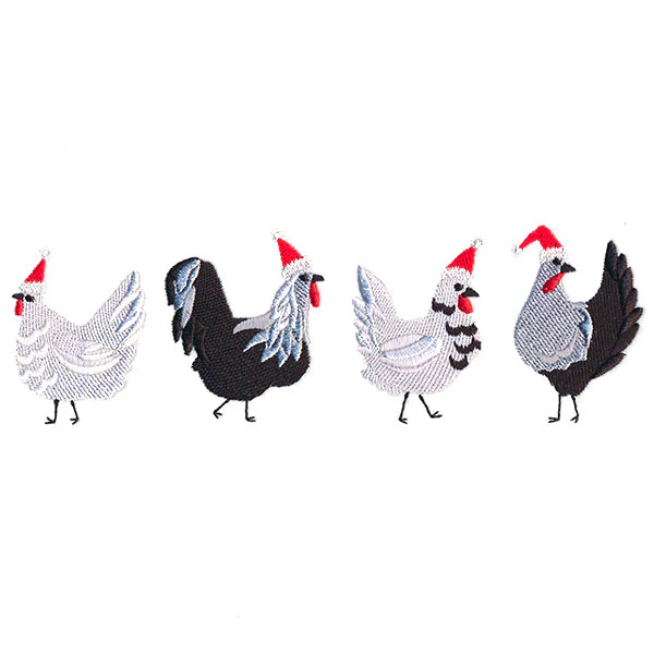 Merry Fun Chicken Border - Image 5