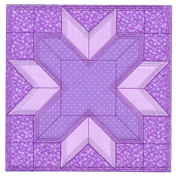 Merry Kite Quilt Block (In-the-Hoop)