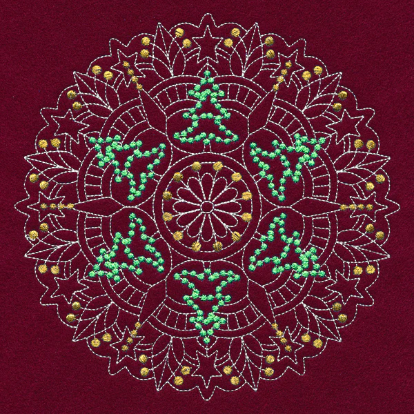 Merry Mandala - Christmas Tree - Image 2