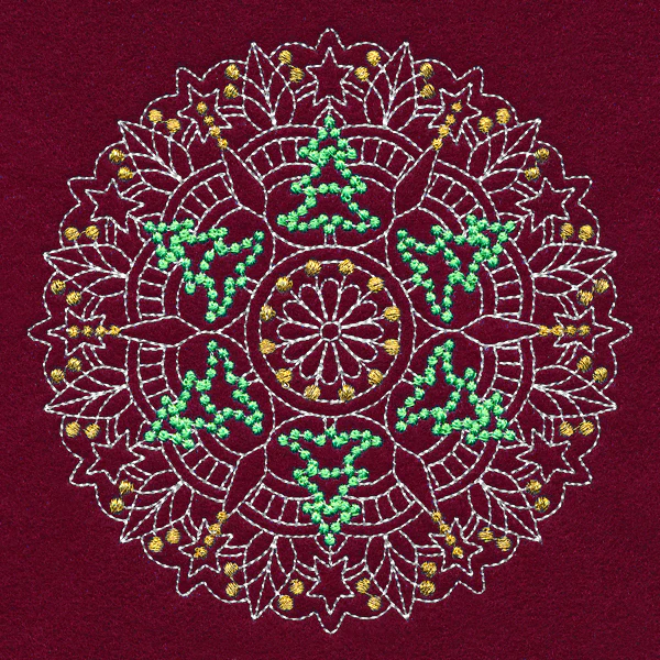 Merry Mandala - Christmas Tree - Image 4