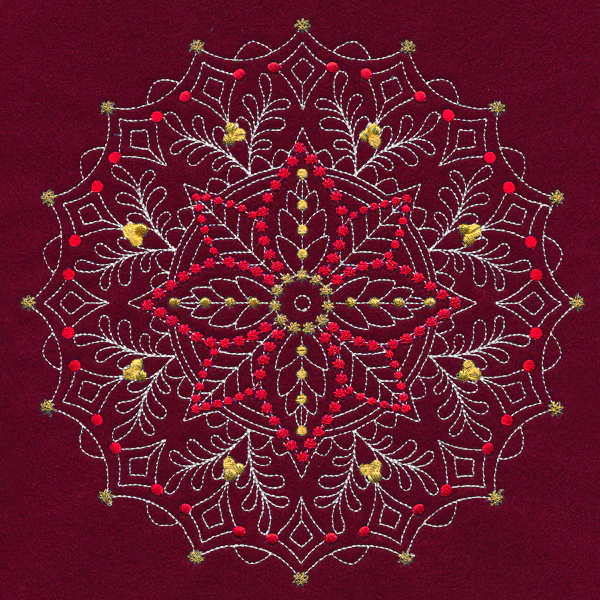 Merry Mandala - Poinsettia - Image 6