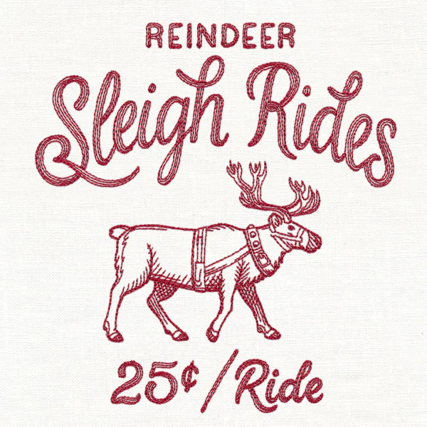 Merry Market - Reindeer Sleigh Rides - Image 3