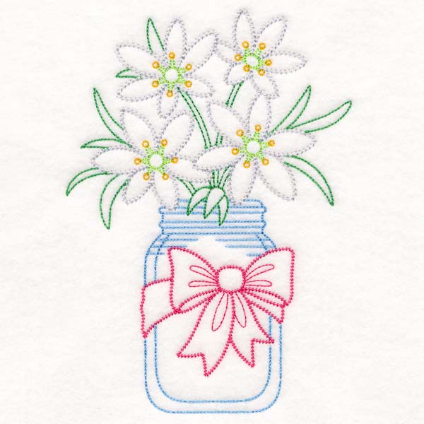 Merry Mason Jar - Star of Bethlehem - Image 3