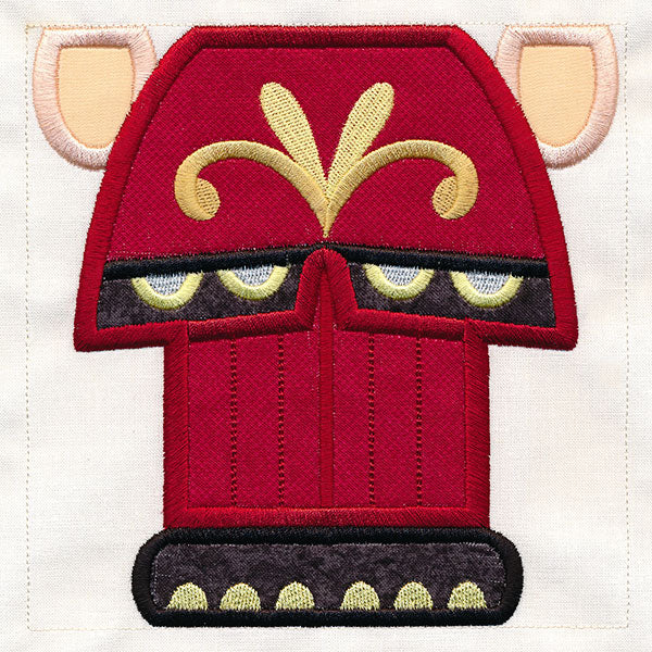 Merry Nutcracker Wall Hanging - Legs (Applique)