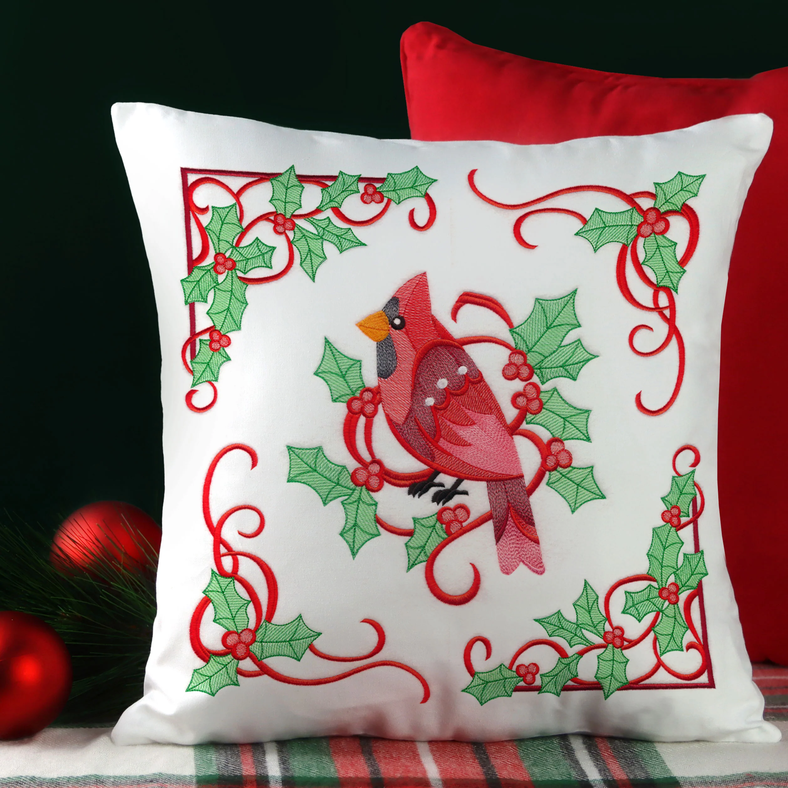 Merry Textures Holly Swirls Corner - Image 12