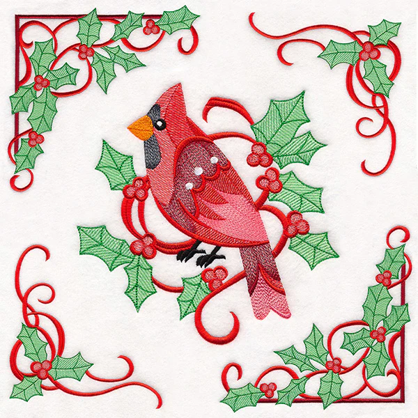 Merry Textures Holly Swirls Corner - Image 7