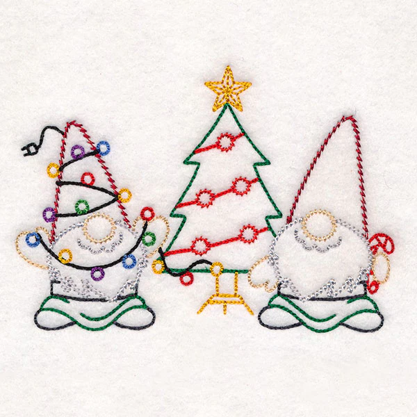 Merry Toilet Paper - Christmas Tree Gnomes - Image 2