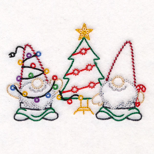 Merry Toilet Paper - Christmas Tree Gnomes - Image 3