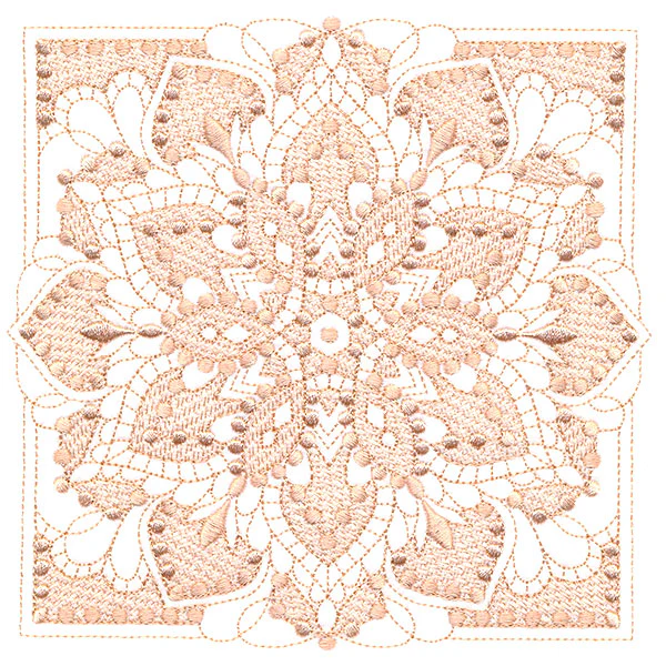 Mesmerizing Blooming Petals (Trapunto) - Image 3