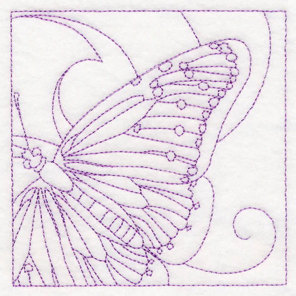 Mesmerizing Butterfly Quilting Square (Double Run) - Image 5